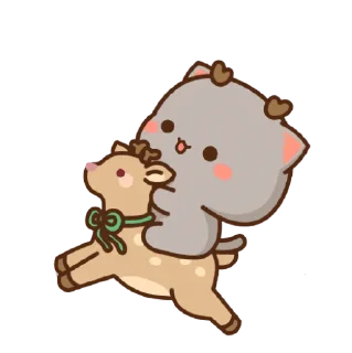 Sticker 🎄 Merry Christmas 🎄 @PeachLovesGoma - 4