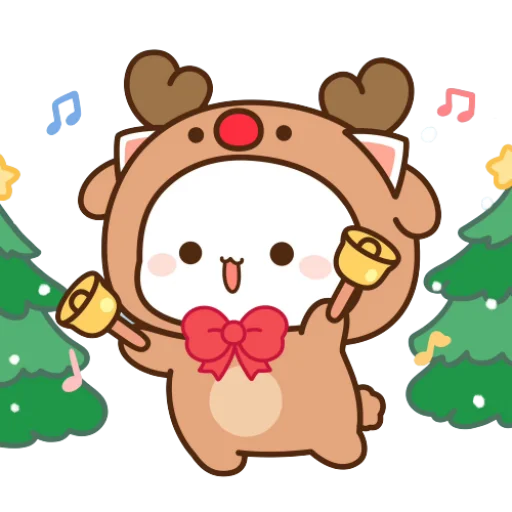 Sticker MerryChristmasKittens - 1