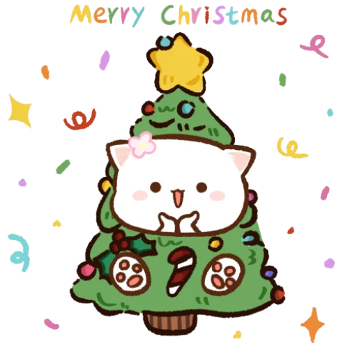 Sticker 🎄 Merry Christmas 🎄 @PeachLovesGoma - 6