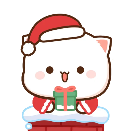Стикер MerryChristmasKittens - 1