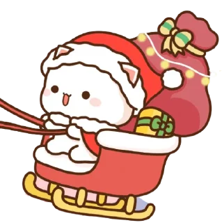Sticker 🎄 Merry Christmas 🎄 @PeachLovesGoma - 7