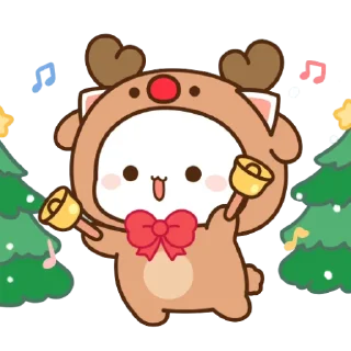 Sticker 🎄 Merry Christmas 🎄 @PeachLovesGoma - 9