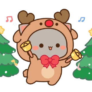 Sticker 🎄 Merry Christmas 🎄 @PeachLovesGoma - 3