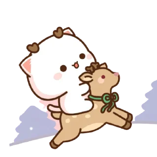 Sticker 🎄 Merry Christmas 🎄 @PeachLovesGoma - 5