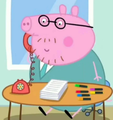 Sticker СВИНКА ПЕПА❤️❤️🌸🌸 :: @fStikBot - 6