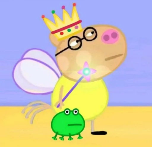 Sticker СВИНКА ПЕПА❤️❤️🌸🌸 :: @fStikBot - 3