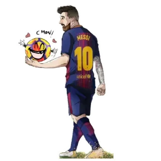 Sticker LeoMessi • @StickBook18 - 3