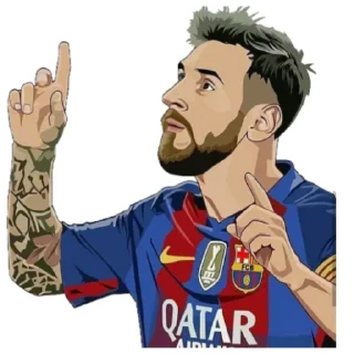 Sticker LeoMessi • @StickBook18 - 1