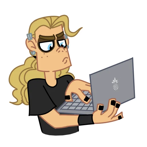 cartoon computer clipart