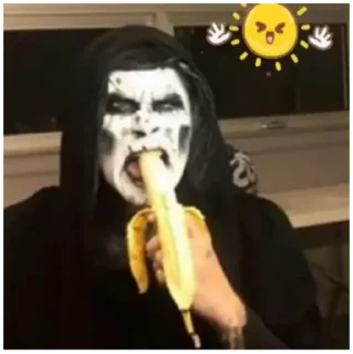 Sticker не смешные стикеры про метал - 3