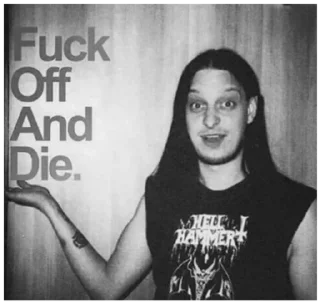 Sticker не смешные стикеры про метал - 2