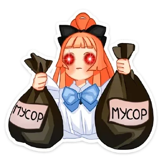 Sticker Мей @anime_stickerr - 4