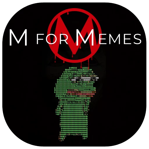 M for Memes ? (@stickerssave) - человеческое лицо