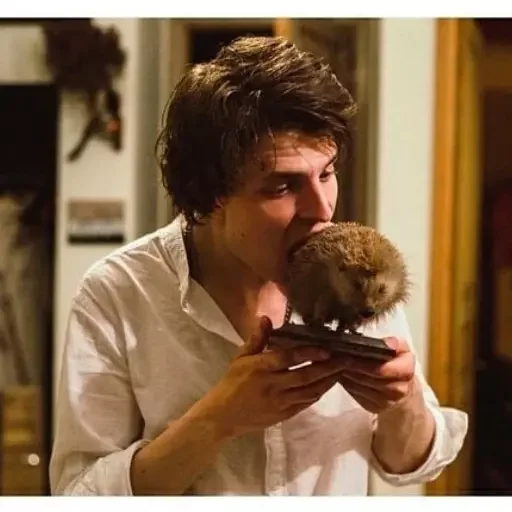 person indoor human face