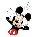 Стикер Микки Маус :: @stickroom - 0