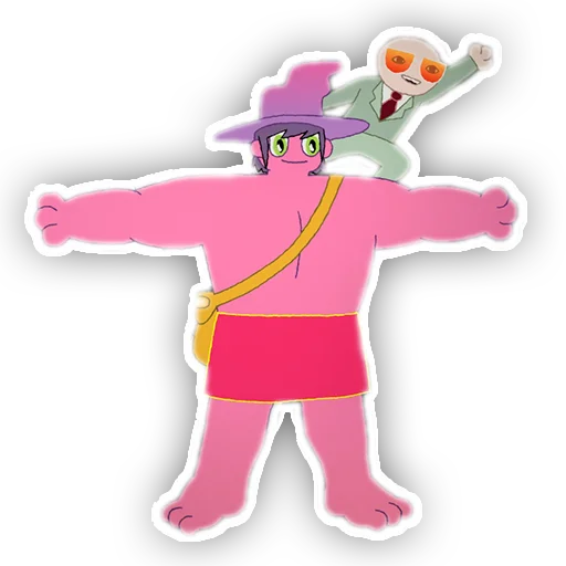 Sticker MidnightGospelInverted - 1