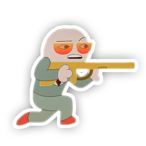 Sticker MidnightGospelInverted - 1