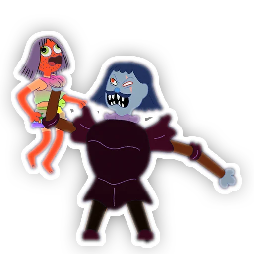 Стикер MidnightGospelInverted - 1