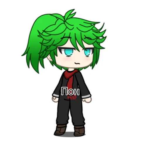 Стикер Пошлый мидорька гачик - 3