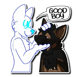 Стикер Mika the Shep - 6