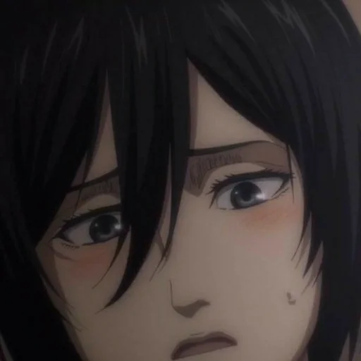 мультфильм человеческое лицо манга