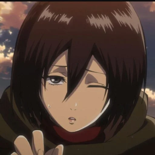 Стикер Mikasa Ackerman - @sereexena - 11