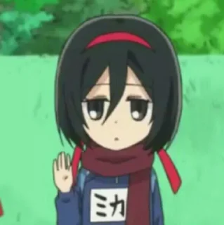 Sticker Mikasa Ackerman @nekostickerr - 9