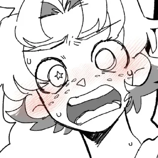 Стикер artist (twitter): @/Mamoton36 - 8