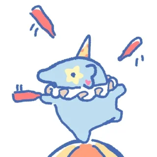 Стикер artist (twitter): @/Mamoton36 - 5