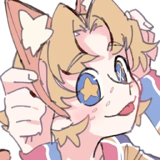 Стикер artist (twitter): @/Mamoton36 - 0