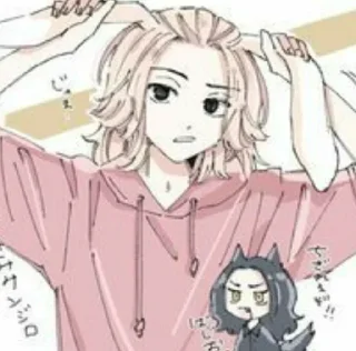 Sticker Манджиро Сано / @x_Manjiro_Sano_x / - 5