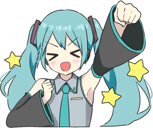 Sticker Miku01vocaloid - 1