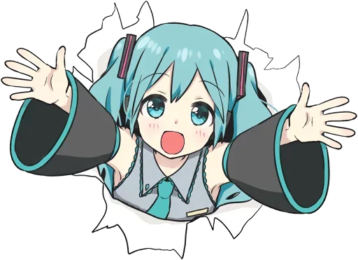 Sticker Miku01vocaloid - 1
