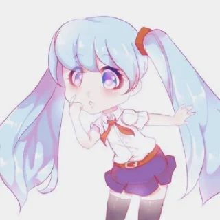 Стикер Мику - 10