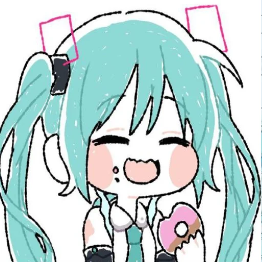 Sticker MikuAnimalls - 1
