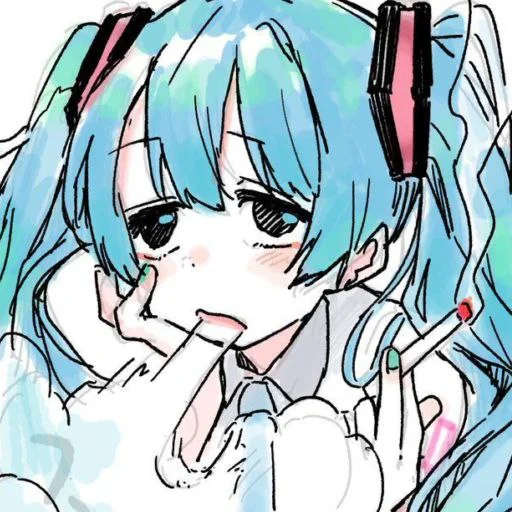 Sticker MikuAnimalls - 1