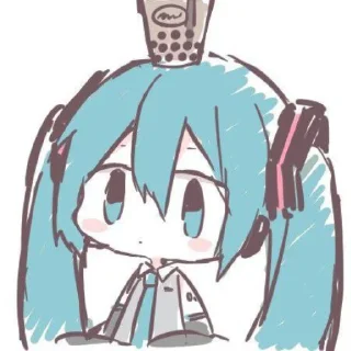 Sticker hatsune miku - 7