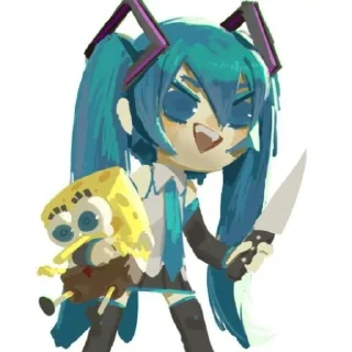 Sticker hatsune miku - 1