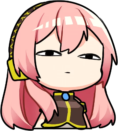 Стикер LINE|Hatsune Miku & Megurine Luka|masumofu|@GiStickers - 5