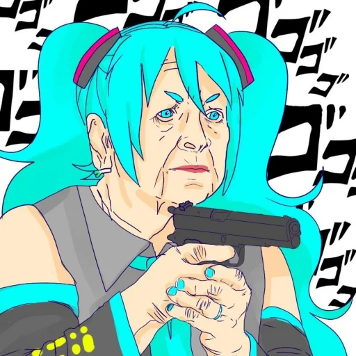 Стикер Miku-Miku is Jesus (@GaioCesare) - 9