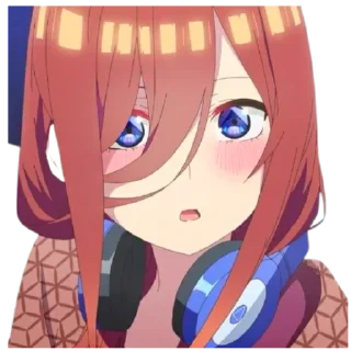 Стикер @stpackhub miku nakano - 9