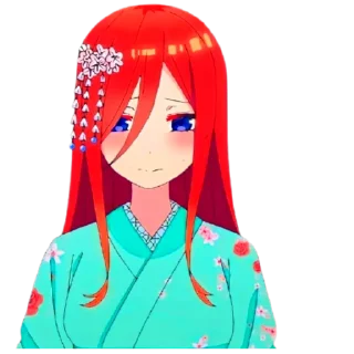 Стикер @stpackhub miku nakano - 10