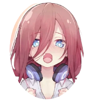 Стикер @stpackhub miku nakano - 4