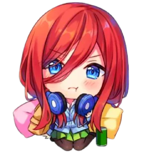 Стикер @stpackhub miku nakano - 11