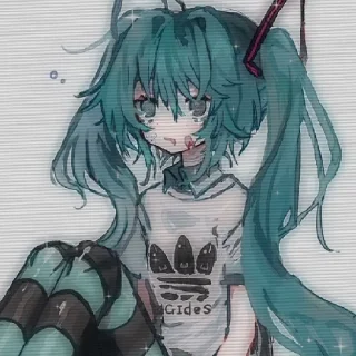 Sticker Микуша - 11