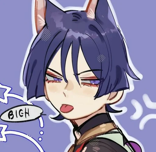 Скарамучча зайка боже :: @fStikBot - anime