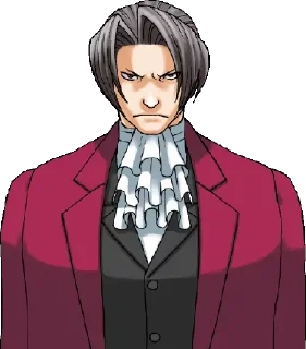 Стикер Miles_Edgeworth @stiker_packk - 2