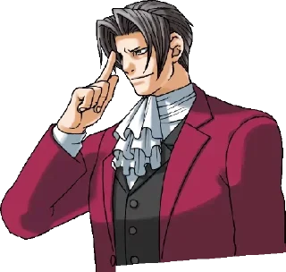 Стикер Miles_Edgeworth @stiker_packk - 4