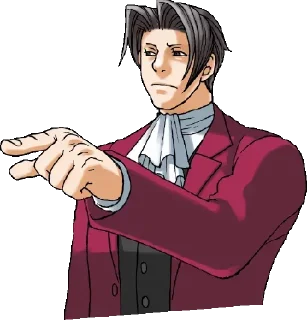 Стикер Miles_Edgeworth @stiker_packk - 11