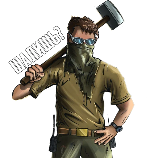 Стикер Military Production - 3